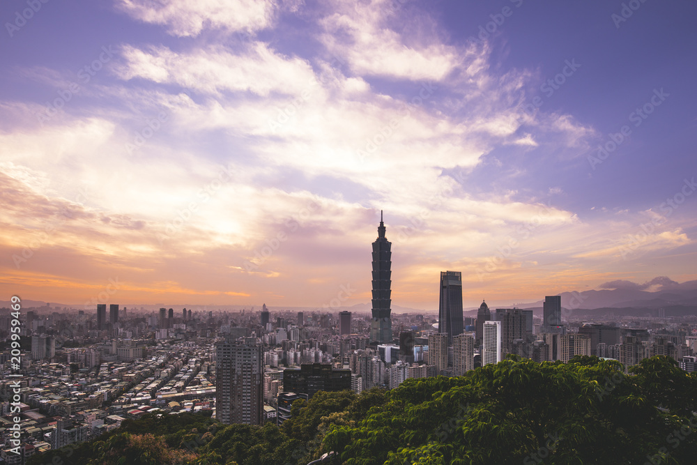 台湾 台北の都市風景