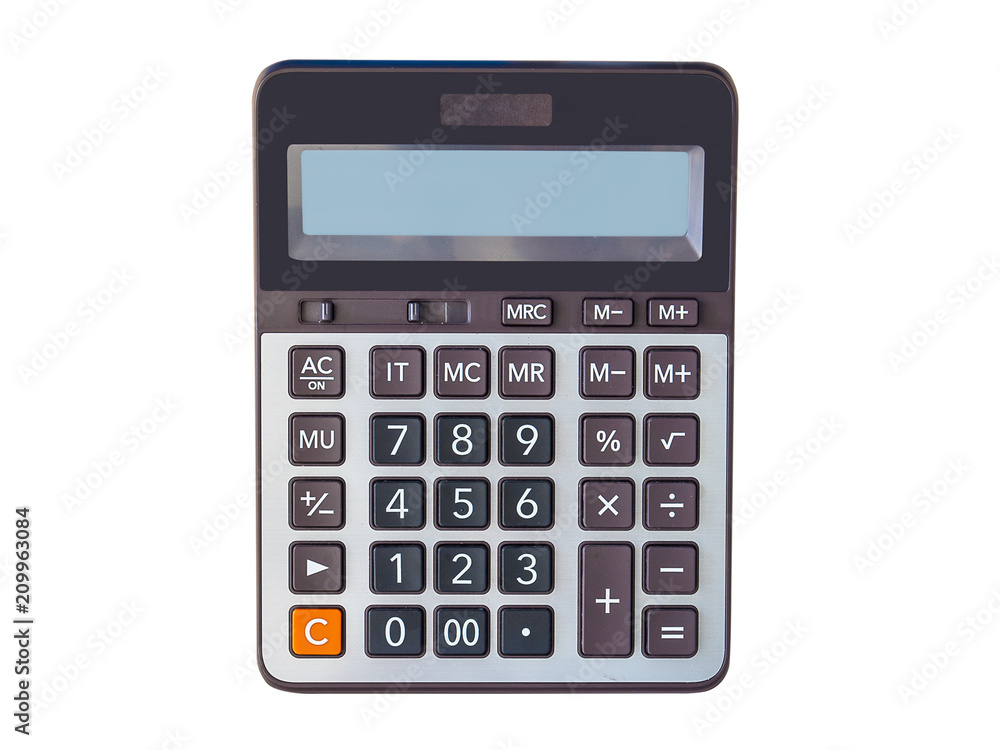 Calculator , on white background. (clipping path) Calculator , on white background. (clipping path)