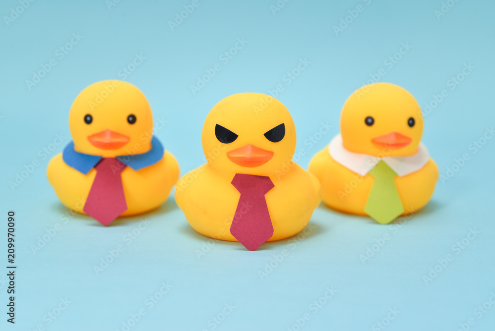 Office life concept, demanding boss and his assistants.
Office life concept, demanding boss and his assistants.
