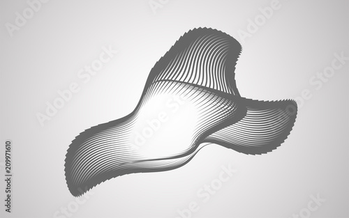 abstract shape transformation background  vector