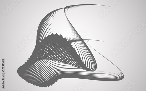 abstract shape transformation background  vector