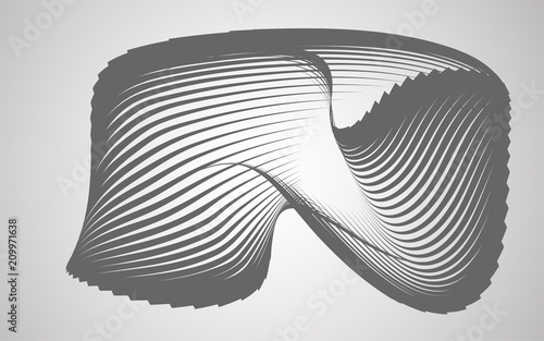 abstract shape transformation background  vector