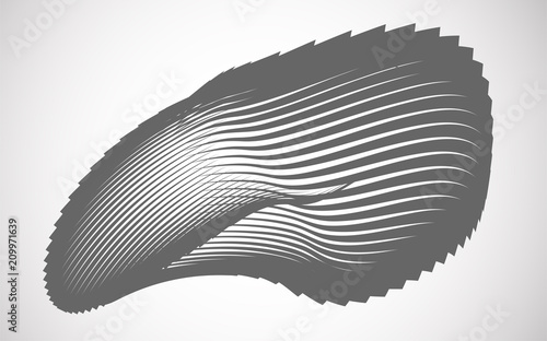 abstract shape transformation background  vector