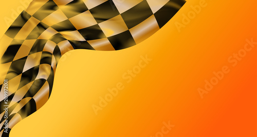 race flag checkered waving flag background