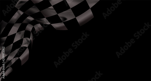 race flag checkered waving flag background