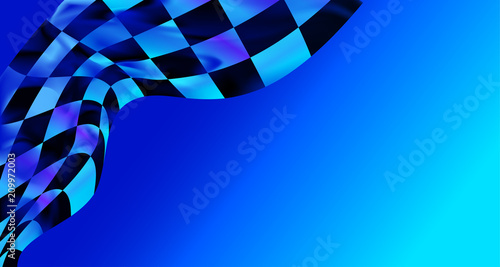 race flag checkered waving flag background