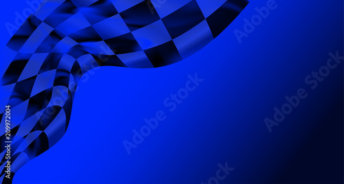 race flag checkered waving flag background