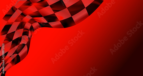 race flag checkered waving flag background