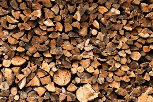 firewood timber background