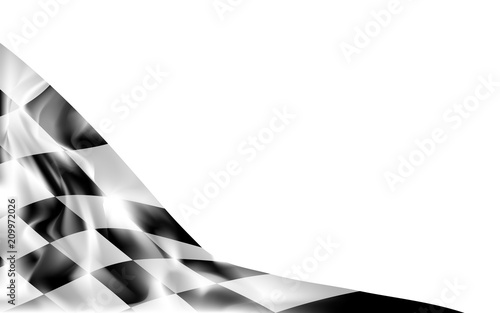 race flag checkered waving flag background