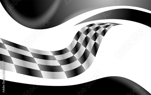 race flag checkered waving flag background