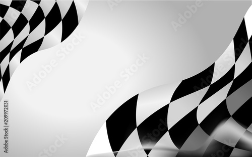 race flag checkered waving flag background