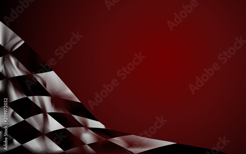 race flag checkered waving flag background