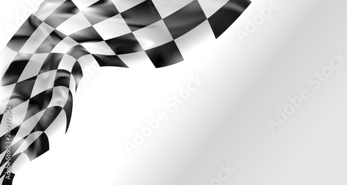 race flag checkered waving flag background