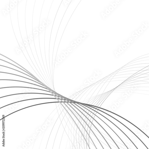 curvy abstract line wave graphic gray background