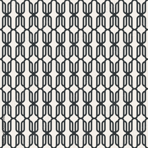 Line symbol seamless abstract pattern monochrome or two colors vector