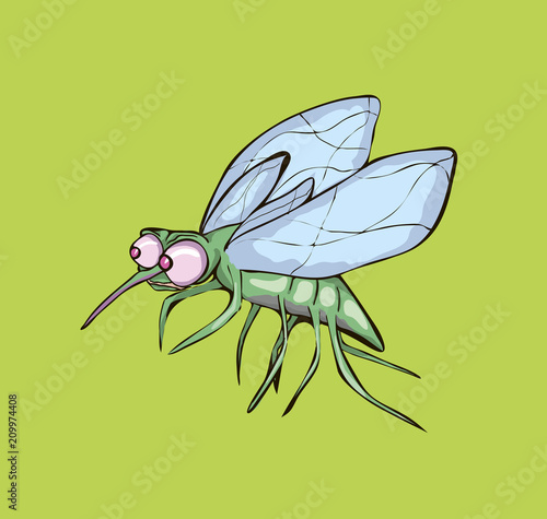 Vector illustration of mosquit