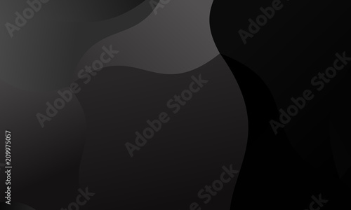 Black, gray polygon background. Vector imitation of the 3D illustration. Pattern with triangles of different scale.  © annagolant