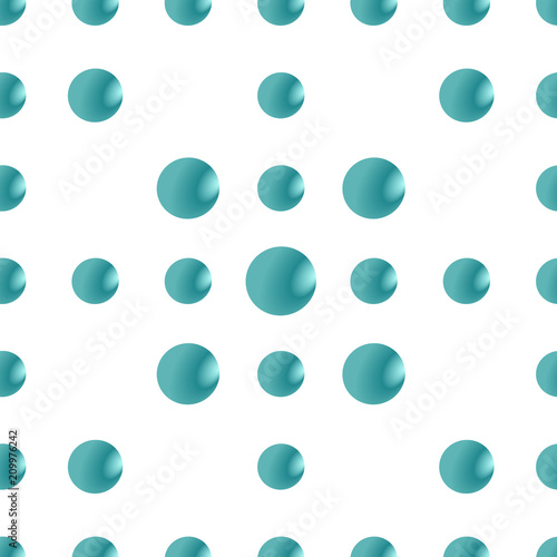 Seamless background with bubbles. Cute Pattern for Postcard, Print, Banner or Poster. Vector Texture in Trendy Style