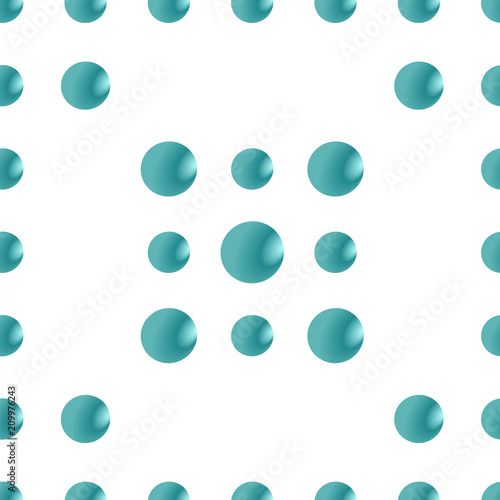 Seamless background with bubbles. Cute Pattern for Postcard, Print, Banner or Poster. Vector Texture in Trendy Style