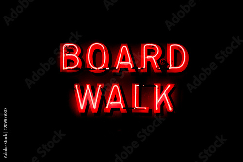 Boardwalk Neon Sign photo