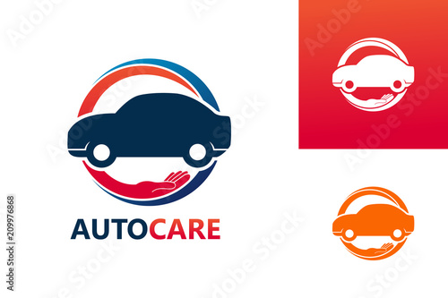 Automotive Care Logo Template Design Vector, Emblem, Design Concept, Creative Symbol, Icon