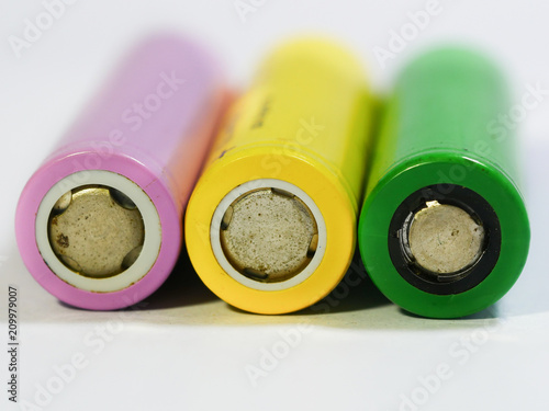 Old batteries .