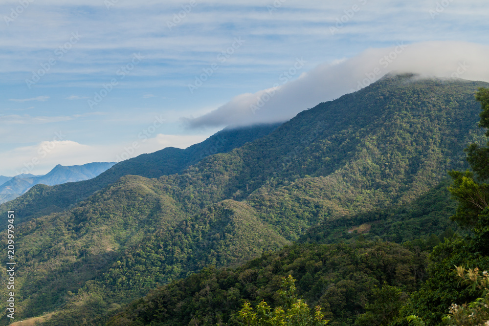 Naklejka premium View of mountains in Panama