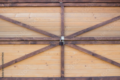 Wood planks window texture