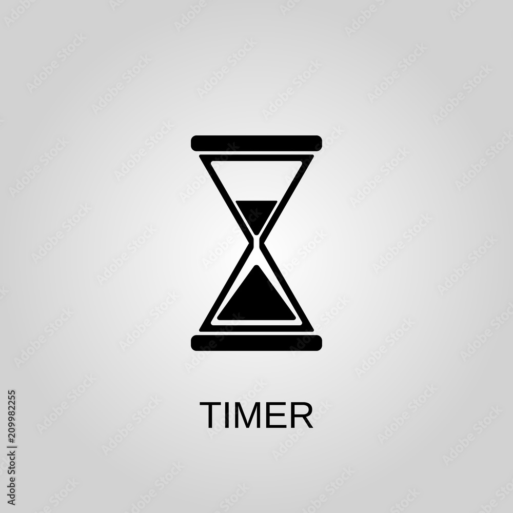 Timer icon. Timer symbol. Flat design. Stock - Vector illustration Timer icon. Timer symbol. Flat design. Stock - Vector illustration