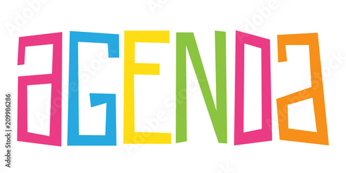 Icône vecteur AGENDA