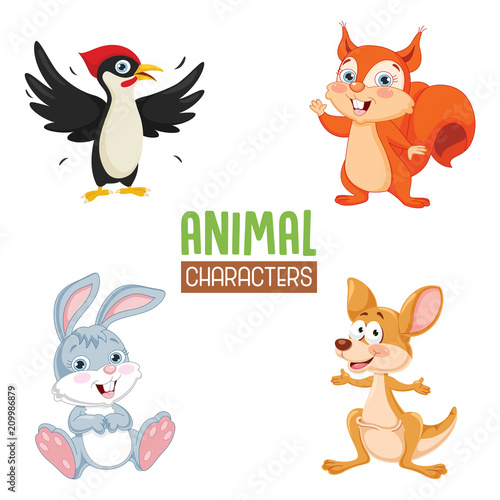 Vector Illustration Of Cartoon Animal © yusufdemirci