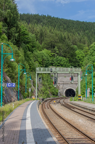 Oberhofer Bahnhof im Thüringer Wald photo