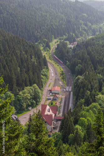 Oberhofer Bahnhof im Thüringer Wald photo