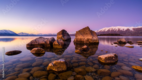 Lake Tekapo - Südinsel von Neuseeland photo