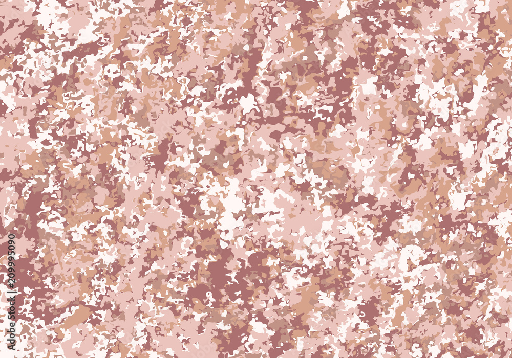 Naklejka premium Camouflage background in brown shades with military texture. Vector illustration