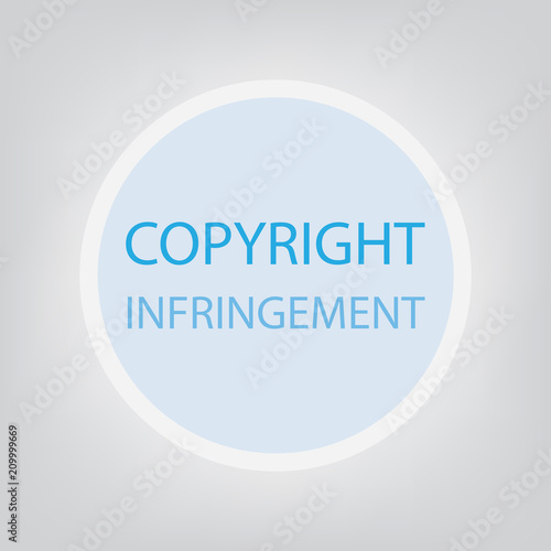 copyright infringement concept- vector illustration