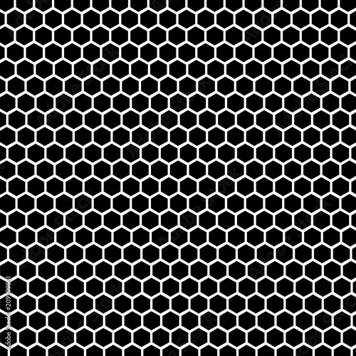 Geometric seamless Vector Pattern. Black and white Background.
