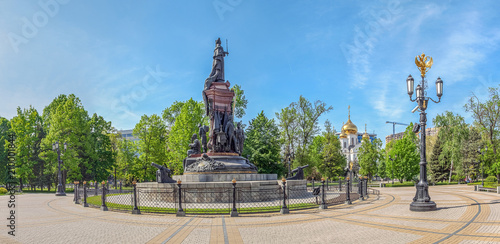 KRASNODAR, RUSSIA - MAY 3, 2017: Monument to Catherine II.