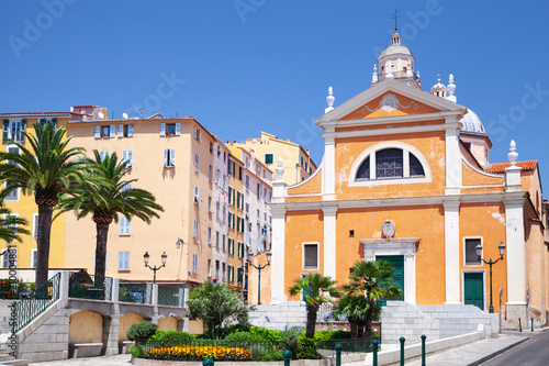 Cathedral of Ajaccio, Corsica, France © evannovostro