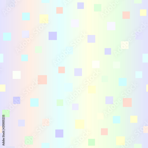 Gradient square pattern. Seamless vector