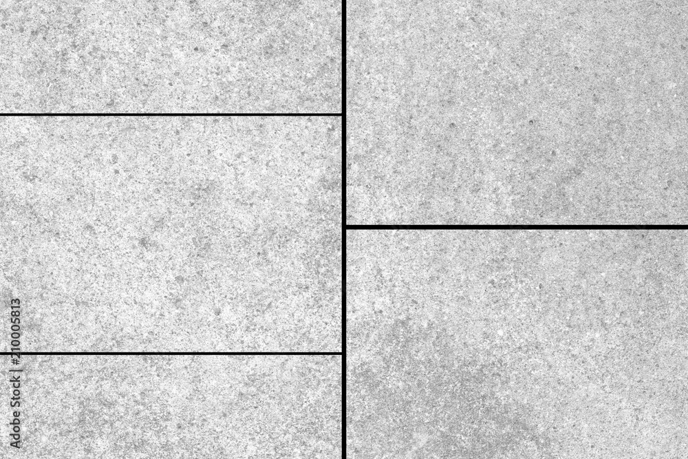 Naklejka premium White stone floor tile pattern and seamless background
