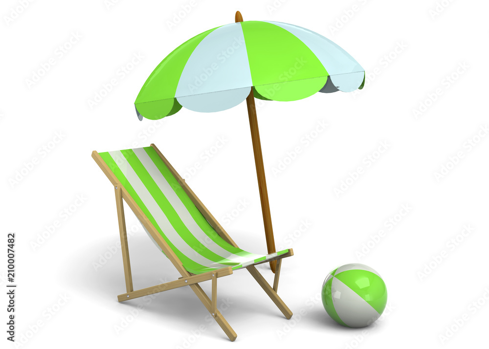 Summer On The Beach - 3D Summer On The Beach - 3D