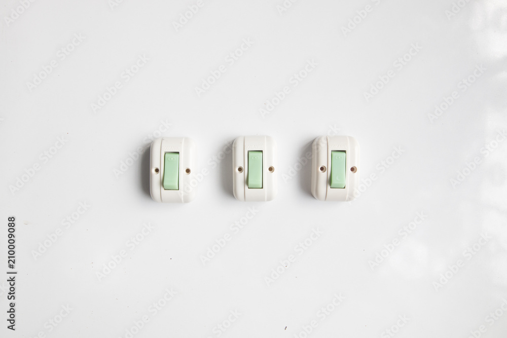 switch lights object on white background . electricity household . switch lights object on white background . electricity household .