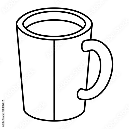 coffee cup isometric icon vector illustration design
