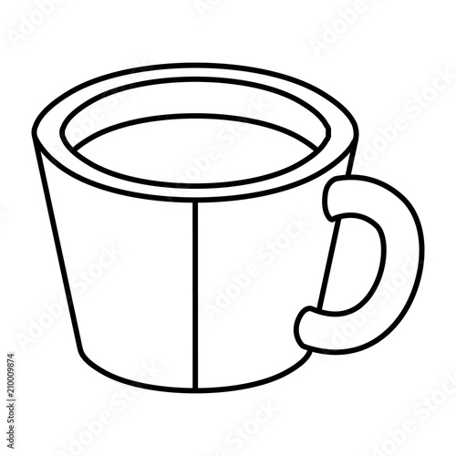 coffee cup isometric icon vector illustration design