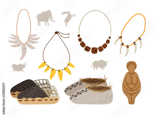 Ice age cartoon elements
