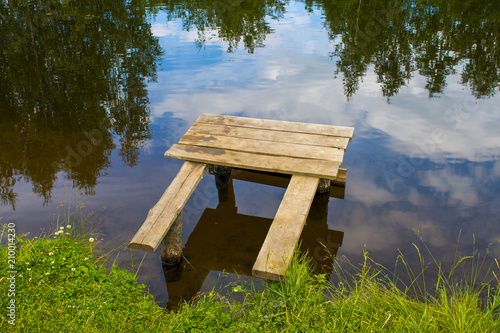 pond bridge