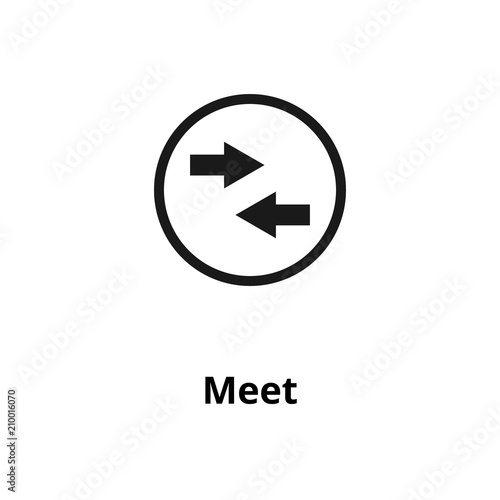 Meet line icon Free Download Meet line icon - GFXLoad
