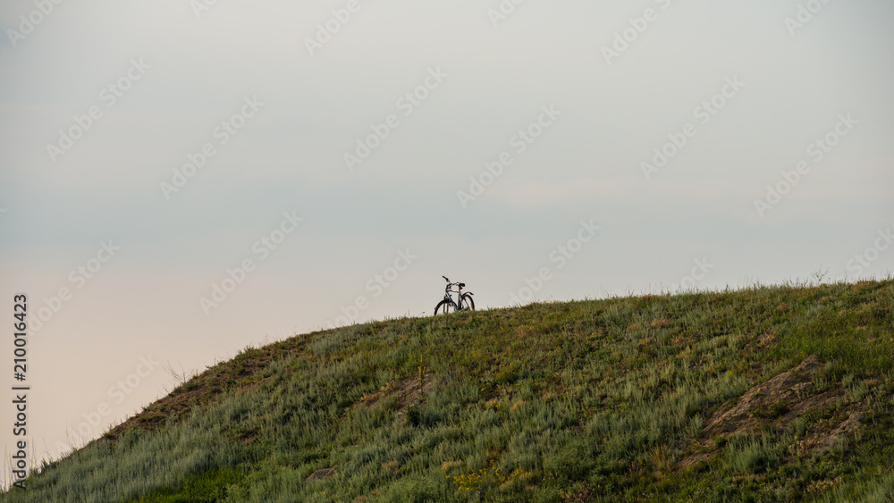 bike for walks on the hillside.